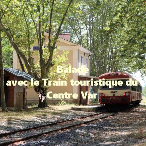 Balade avec le train touristique du centre Var ATTCV